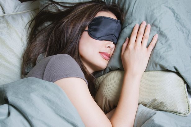Image result for woman use sleep mask