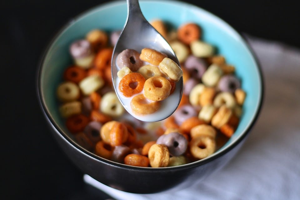 Cereal, Spoon, Milk, Cheerios, Children, Kid, Morning