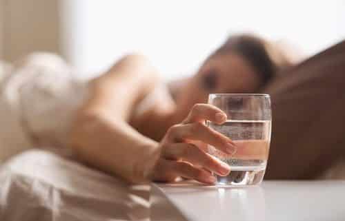 Image result for girl wake up drink water