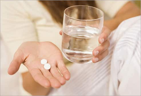 Image result for woman drink pain relievers
